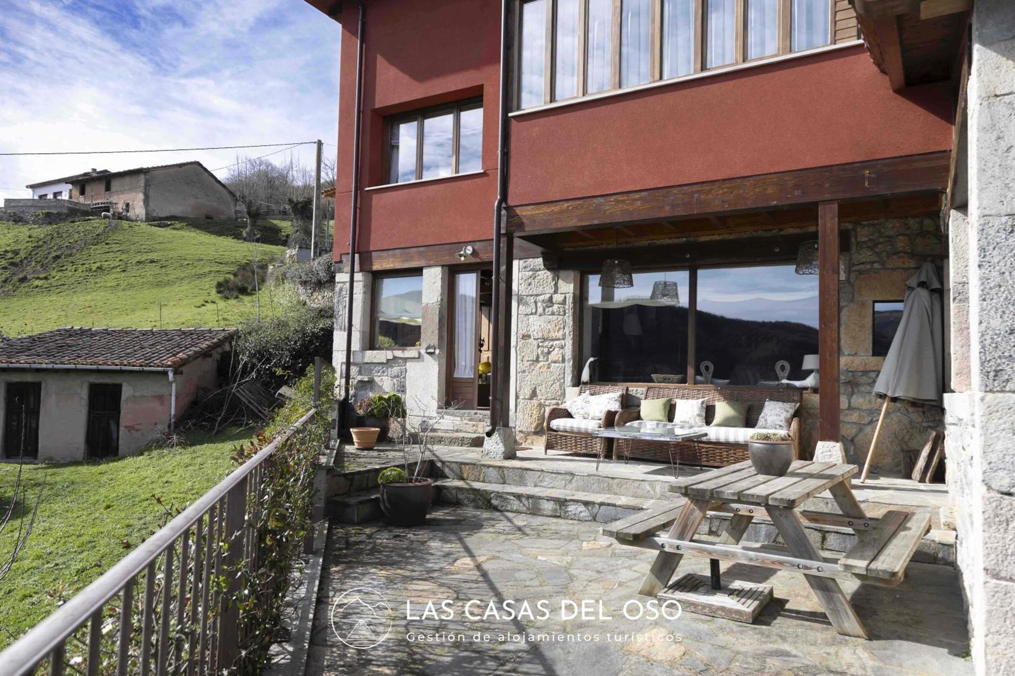 El Mirador De San Trocaya - Las Casas Del Oso Villamarcel エクステリア 写真