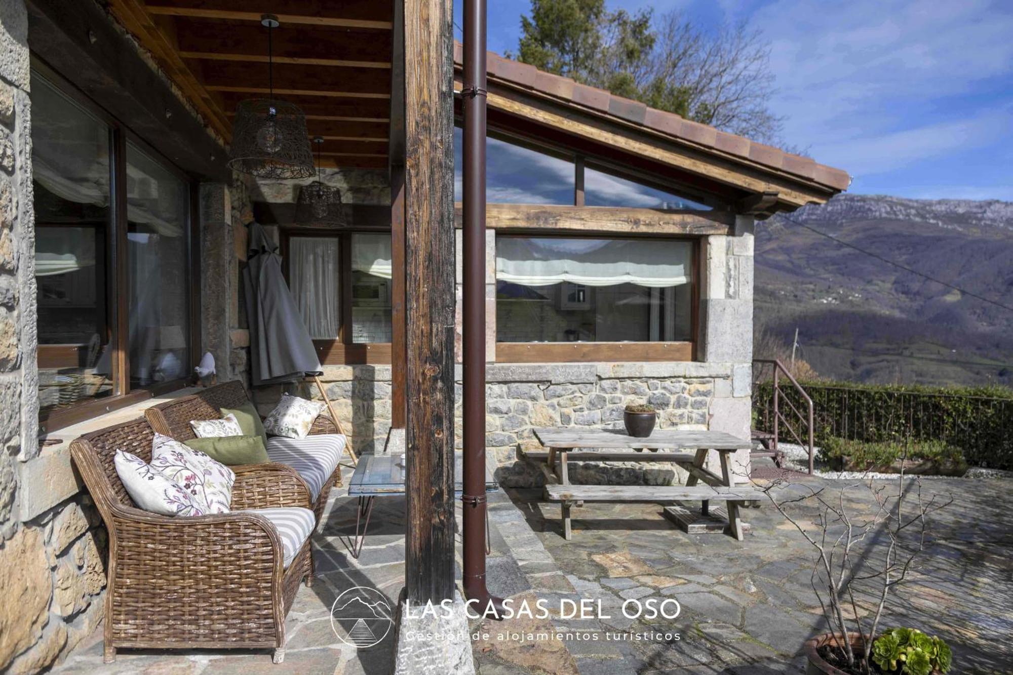 El Mirador De San Trocaya - Las Casas Del Oso Villamarcel エクステリア 写真