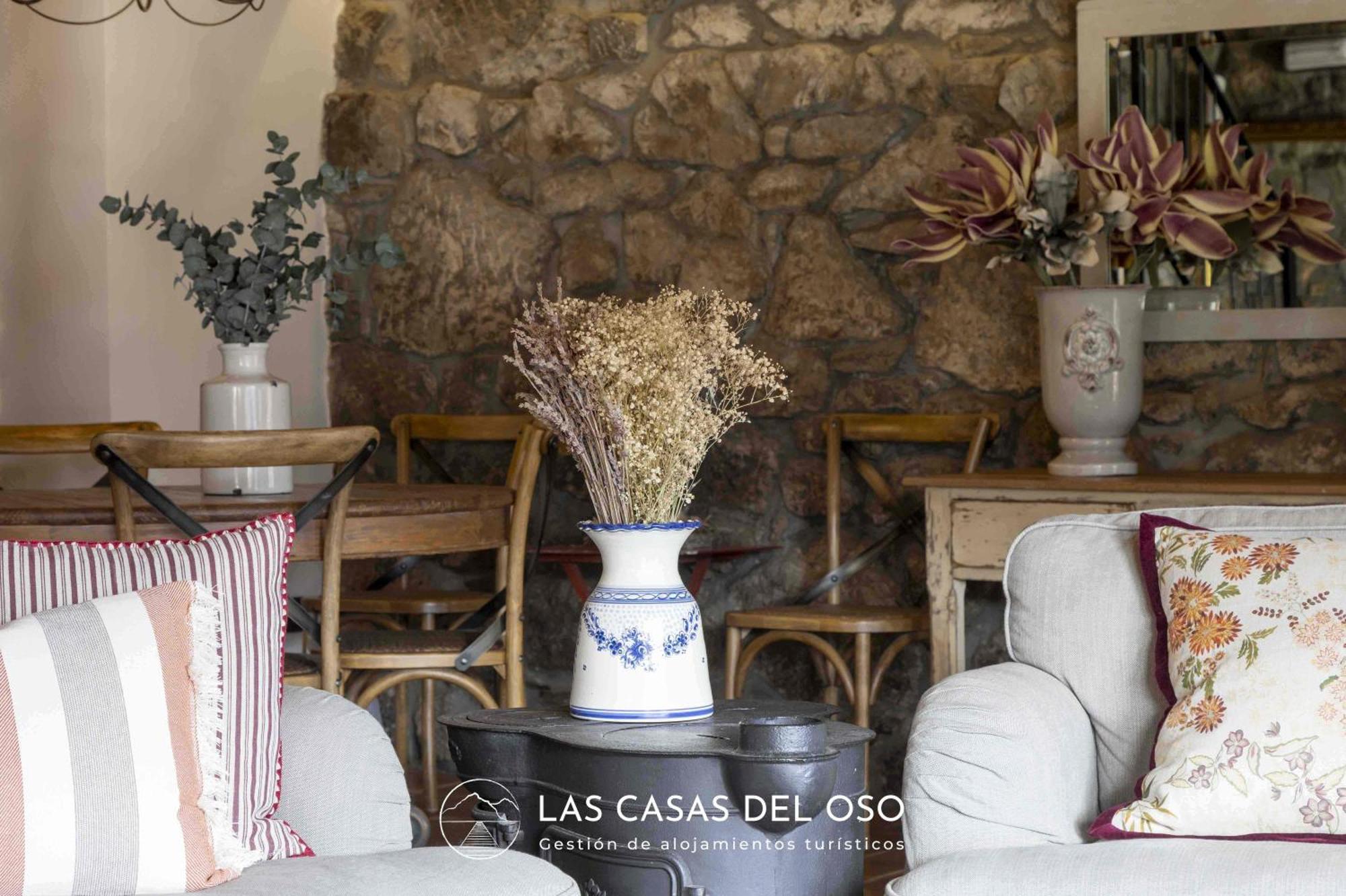 El Mirador De San Trocaya - Las Casas Del Oso Villamarcel エクステリア 写真