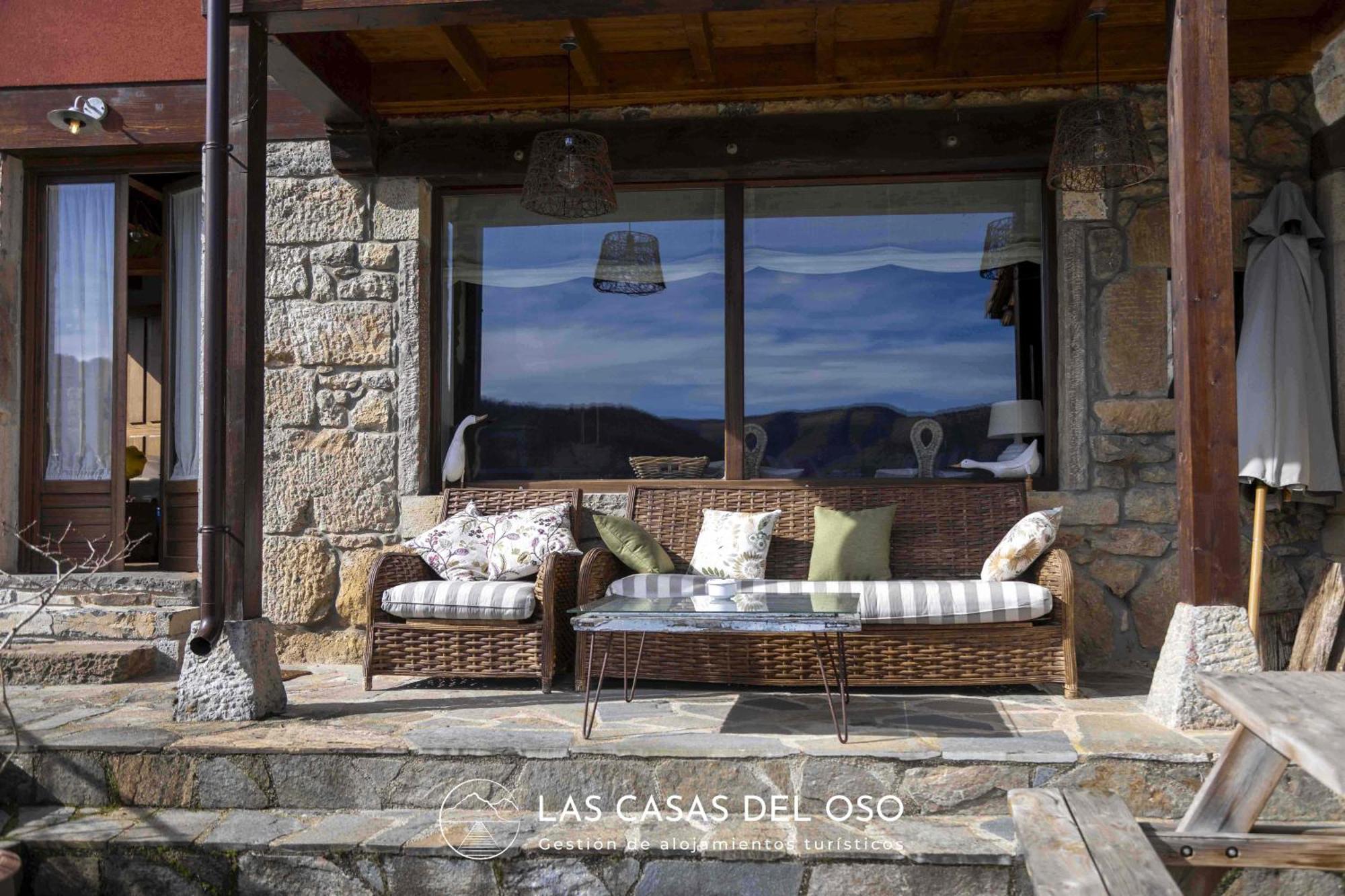 El Mirador De San Trocaya - Las Casas Del Oso Villamarcel エクステリア 写真