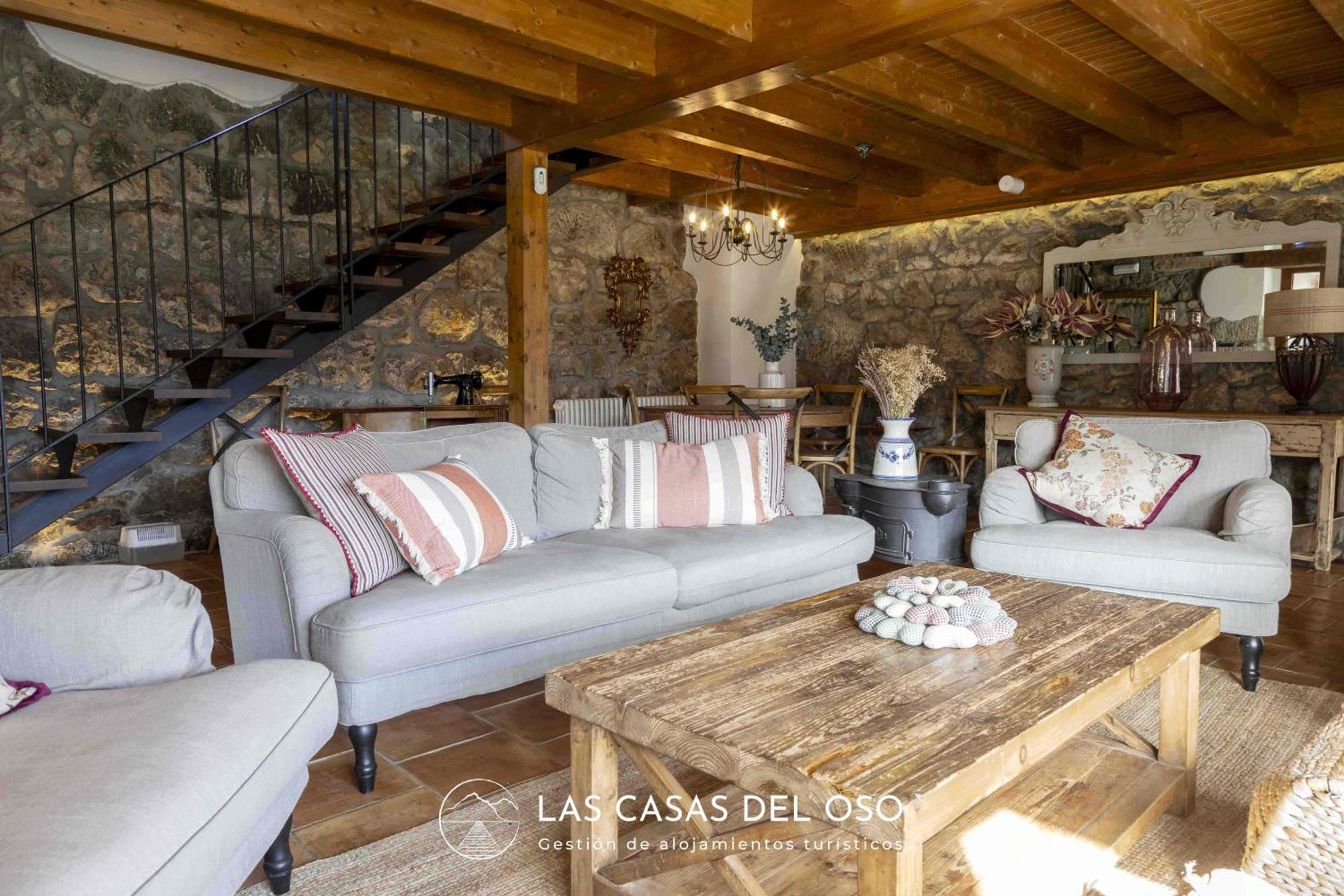 El Mirador De San Trocaya - Las Casas Del Oso Villamarcel エクステリア 写真